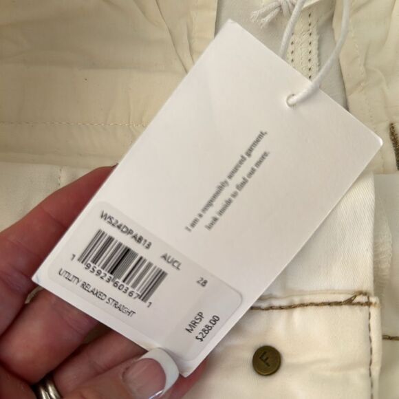 NWT Utility Relaxed Straight Leg Jeans by Frame Denim - Picture 10 of 16